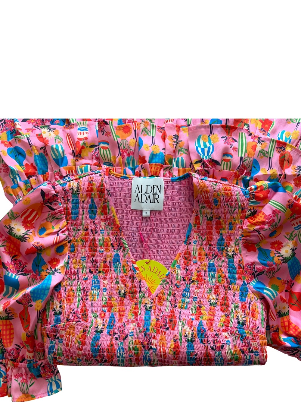 Alden Adair NWT Alex Dress Pink Chantilly Size S - Picture 4 of 6